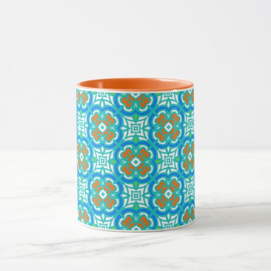 Mug Motif ethnique Turquoise (Centre)