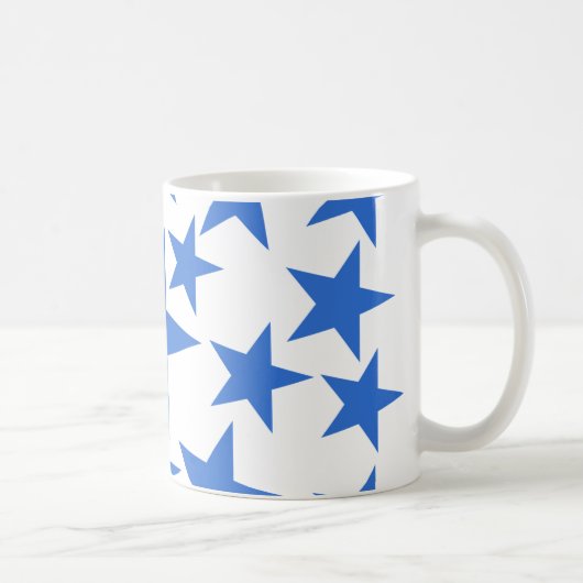 Mug Motif étoile bleue (Droite)