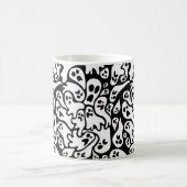 Mug Motif fantôme noir et blanc (Centre)