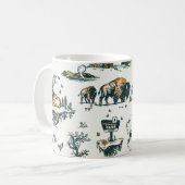 Mug Motif faunique du parc national Yellowstone (Devant gauche)