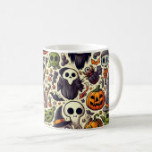 Mug Motif festin mignonne d'Halloween (Devant droit)