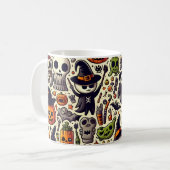 Mug Motif festin mignonne d'Halloween (Devant gauche)