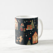 Mug Motif Festive du marché de Noël (Devant droit)