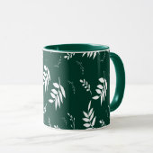 Mug motif feuille (Devant droit)