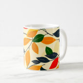 Mug Motif feuille automne (Devant droit)