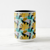 Mug Motif Feuille de la forêt tropicale tropicale (Centre)