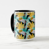 Mug Motif Feuille de la forêt tropicale tropicale (Devant gauche)
