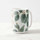 Mug Motif Feuille de l'Eucalyptus (Devant droit)