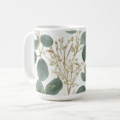 Mug Motif Feuille de l'Eucalyptus (Devant gauche)