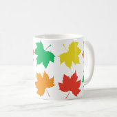 Mug Motif feuille d'érable coloré (Devant droit)