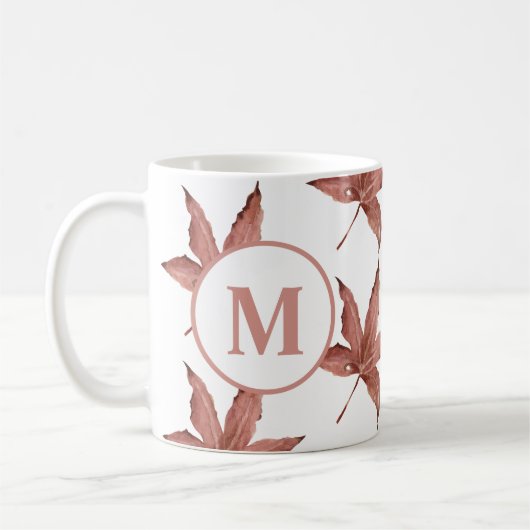 Mug Motif Feuille Dry Maple (Gauche)