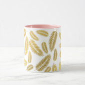 Mug Motif Feuille Faux Gold Palm (Centre)