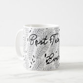 Mug Motif feuille meilleur enseignant jamais (Devant gauche)