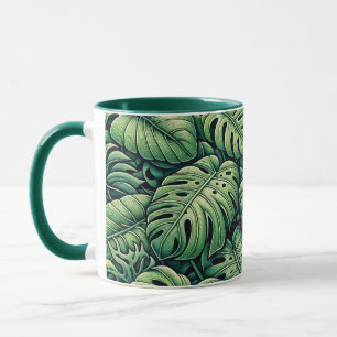 Mug Motif Feuille Monstera