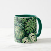 Mug Motif Feuille Monstera (Devant droit)