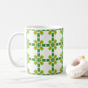 Mug Motif Feuille, Motif De Feuilles, Feuilles Verts