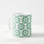 Mug Motif Feuille, Motif De Feuilles, Feuilles Verts (Devant gauche)