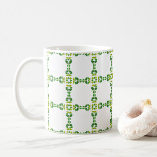 Mug Motif Feuille, Motif De Feuilles, Feuilles Verts
