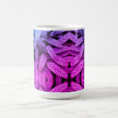 Mug Motif feuille noir et blanc (Centre)