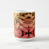 Mug Motif feuille noir et blanc (Centre)