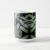 Mug Motif feuille noir et blanc (Centre)
