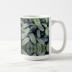 Mug Motif feuille noir et blanc