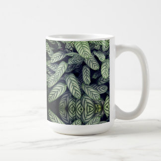 Mug Motif feuille noir et blanc