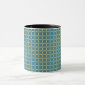 Mug Motif feuille simple en bleu (Centre)