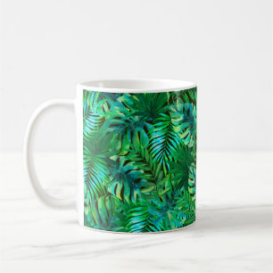 Mug Motif feuille tropical