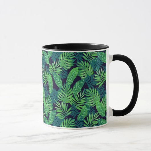 Mug Motif Feuille tropical (Droite)