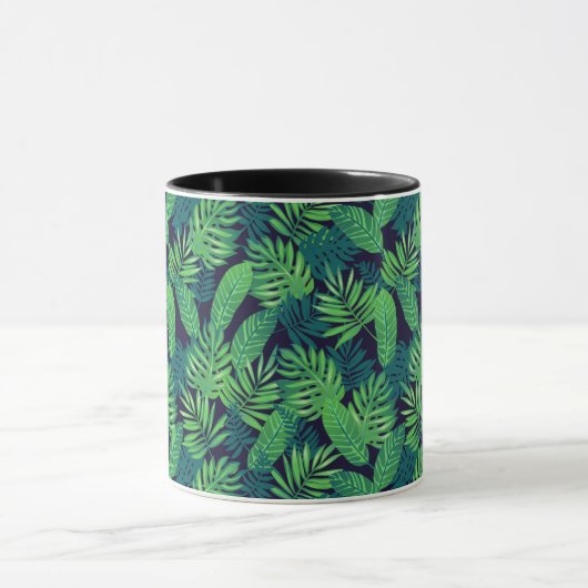 Mug Motif Feuille tropical (Centre)