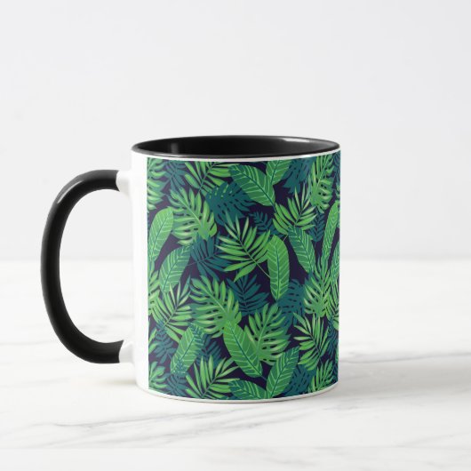 Mug Motif Feuille tropical (Gauche)