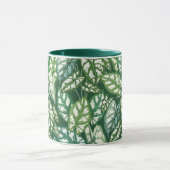Mug Motif Feuille vert tropical (Centre)