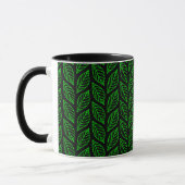 Mug Motif Feuille verte (Gauche)