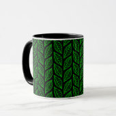 Mug Motif Feuille verte (Devant gauche)