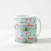 Mug Motif Flamant Rose (Devant droit)