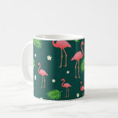 Mug Motif Flamant Tropical (Devant gauche)