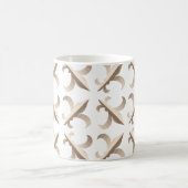 Mug Motif fleur de lis rayé (Centre)