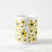 Mug Motif Fleur Jaune et Bleu Faisy (Centre)