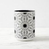 Mug Motif Fleur noir et blanc délicat (Centre)