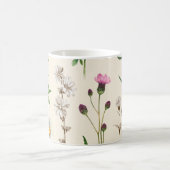 Mug Motif fleur sauvage aquarelle. (Centre)