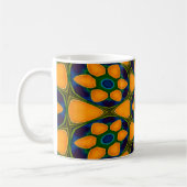 Mug Motif Fleurs Abstraites uniques (Gauche)