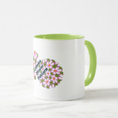 Mug Motif Fleurs Cosmos (Devant droit)