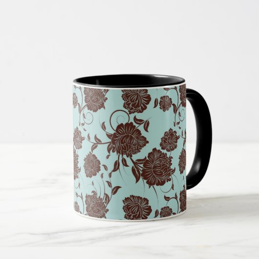 Mug Motif floral 13 (Devant droit)