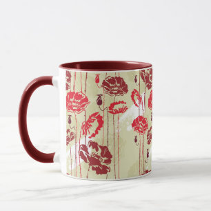 Mug Motif floral 2 d'élégance abstraite