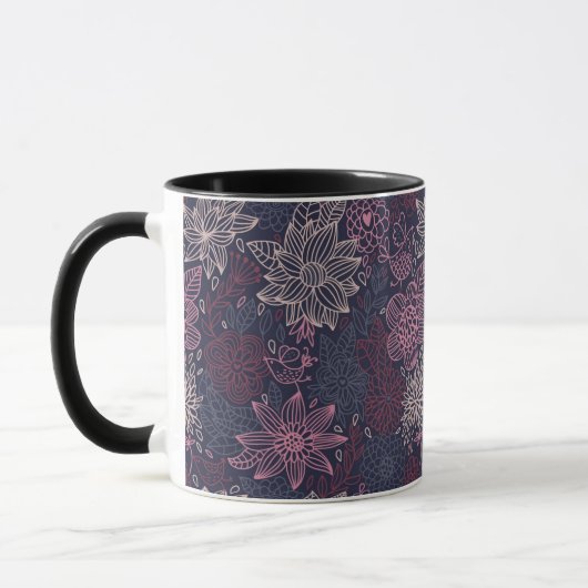 Mug Motif floral 4 2 (Gauche)