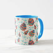 Mug Motif floral 5 2 (Devant droit)
