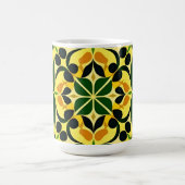 Mug Motif floral abstrait coloré (Centre)