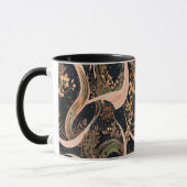 Mug motif floral Abstrait, pois, vignes (Gauche)