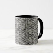 Mug Motif floral arabe (Devant droit)